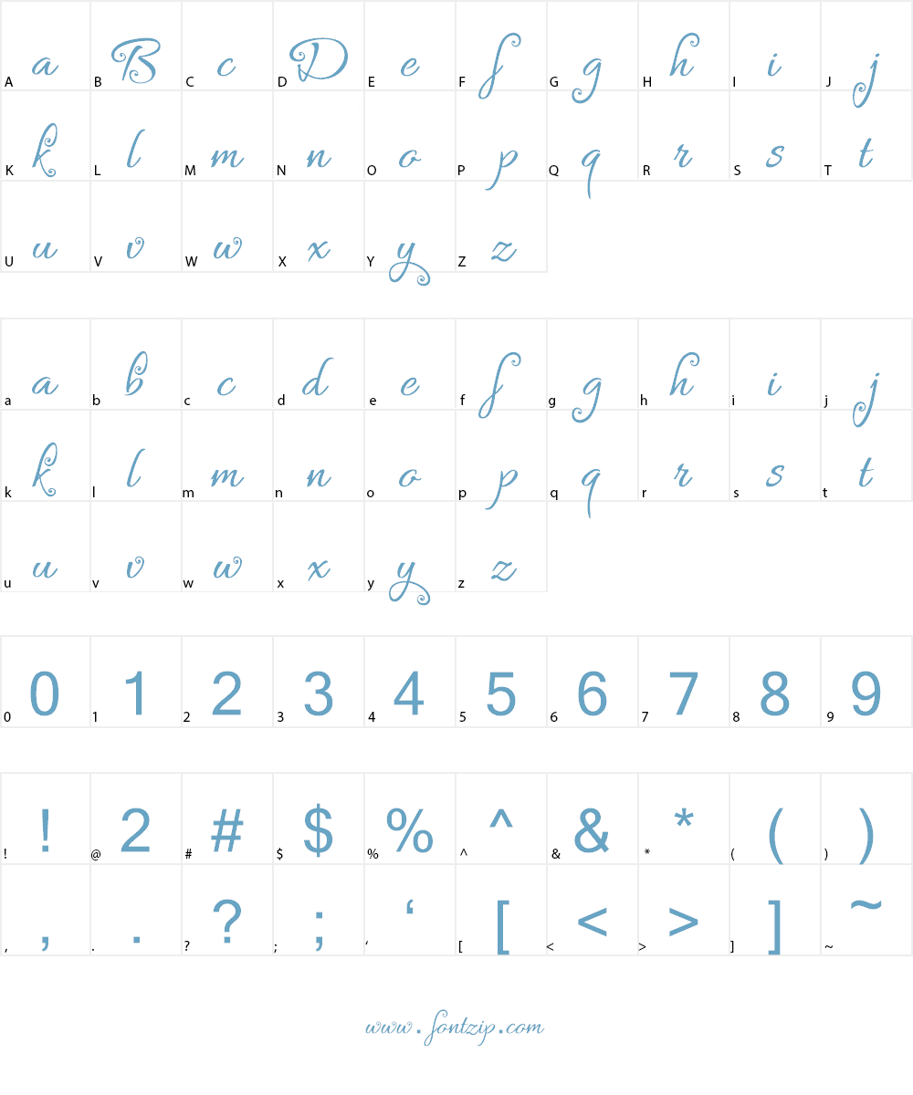 Bykars Font Character